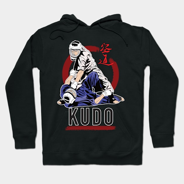 Kudo Martial Art Design Hoodie by Redgy.Art